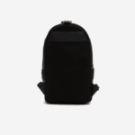 Men Lacoste V0ZN2002 Black 000 Compact Split Calfskin Leather Bag - Image 2
