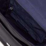 Men Lacoste V0ZN2010 Black 000 Classic Petit Pique Flap Bag - Image 6