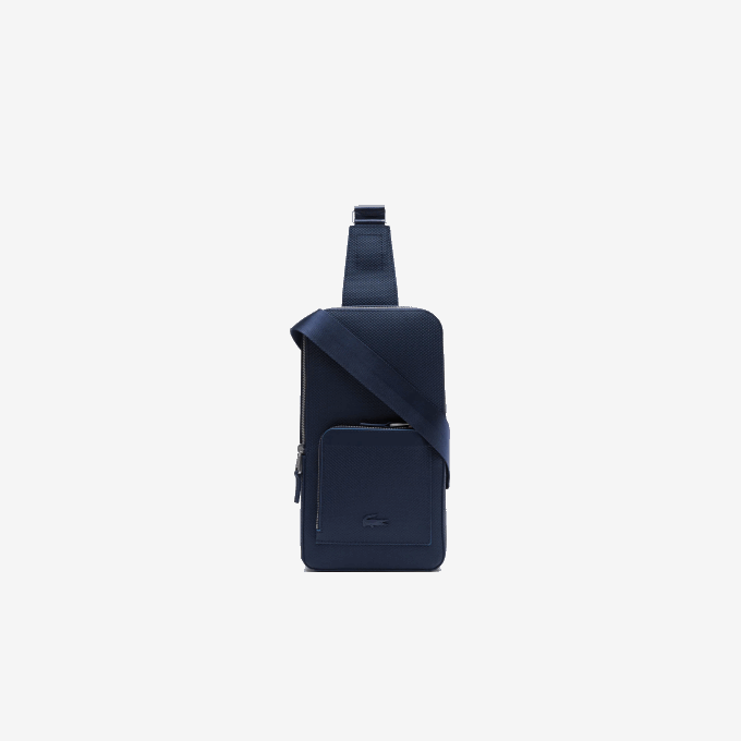 Men Lacoste V0ZN2015 Marine 166 Argentine K39 Chantaco Snug Leather Bag - Image 2