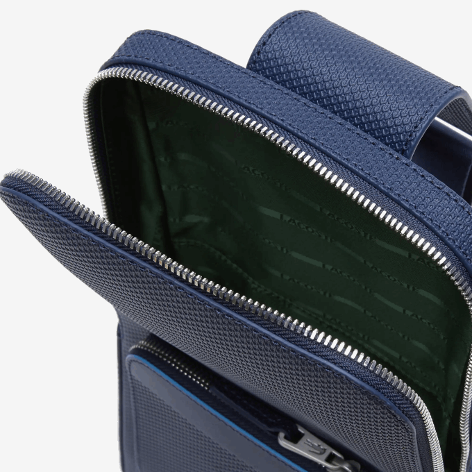 Men Lacoste V0ZN2015 Marine 166 Argentine K39 Chantaco Snug Leather Bag - Image 5