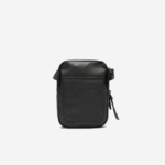 Men Lacoste V0ZN2018 Black 000 LCST Coated Canvas Small Flat Crossbody Bag - Image 5