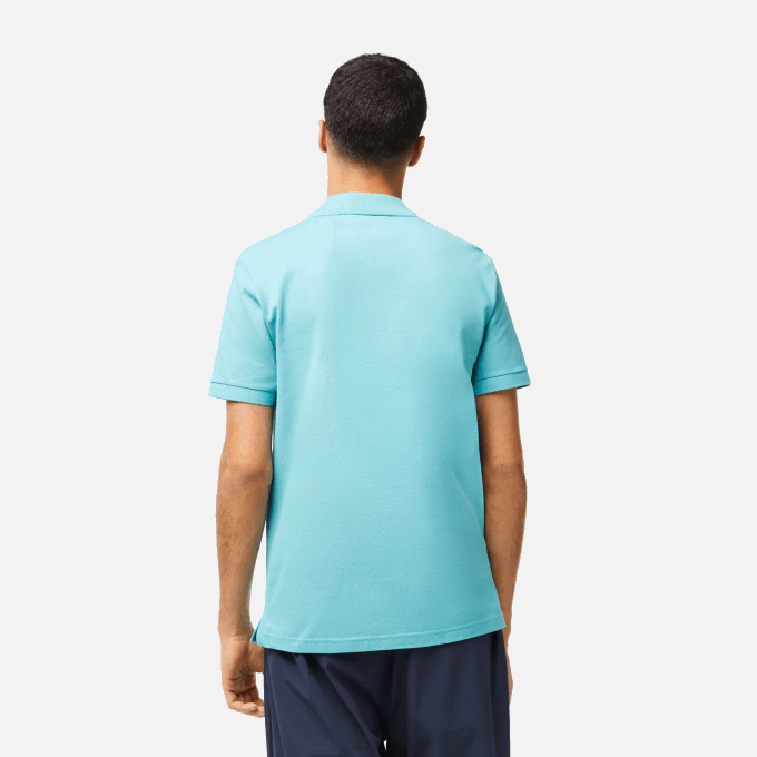 Men Lacoste V0ZN201 Turquoise BVG Original L.12.12 Slim Fit Polo - Image 2