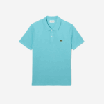 Men Lacoste V0ZN201 Turquoise BVG Original L.12.12 Slim Fit Polo - Image 3