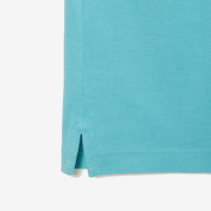 Men Lacoste V0ZN201 Turquoise BVG Original L.12.12 Slim Fit Polo - Image 4