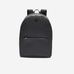 Men Lacoste V0ZN2022 Black 000 Chantaco Matte Stitched Leather Backpack - Image 2