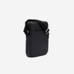 Men Lacoste V0ZN2023 Black 000 Classic Petit Pique Vertical Zip Bag - Image 4