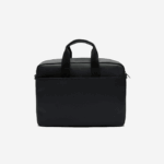 Men Lacoste V0ZN2027 Black 000 Classic Petit Pique Computer Bag - Image 3