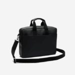 Men Lacoste V0ZN2027 Black 000 Classic Petit Pique Computer Bag - Image 4