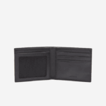 Men Lacoste V0ZN2029 Black 000 Fitzgerald Leather Billfold - Image 2