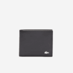 Men Lacoste V0ZN2029 Black 000 Fitzgerald Leather Billfold