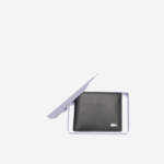 Men Lacoste V0ZN2029 Black 000 Fitzgerald Leather Billfold - Image 3