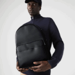 Men Lacoste V0ZN2031 Black 000 Classic Petit Pique Backpack