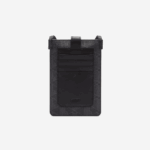 Men Lacoste V0ZN2037 Monogram Noir Gris H45 The Blend Monogram Canvas Smartphone Pouch - Image 3