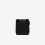 Men Lacoste V0ZN2039 Black 000 Chantaco Matte Pique Leather Flat Zip Bag - Image 3