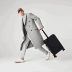 Men Lacoste V0ZN2046 Black 000 Chantaco Polycarbonate Cabin Suitcase