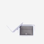 Men Lacoste V0ZN2049 Magnet Lazuli G74 Fitzgerald Leather Card Holder - Image 4
