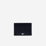 Men Lacoste V0ZN2052 Peacoat 021 Fitzgerald Leather Card Holder