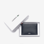 Men Lacoste V0ZN2052 Peacoat 021 Fitzgerald Leather Card Holder - Image 4