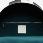 Men Lacoste V0ZN2055 Noir Blanc 279 LIVE Detachable Pouch Striped Backpack - Image 6