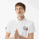 Men Lacoste V0ZN205 White 001 Sport Miami Open Edition Pique Polo - Image 3
