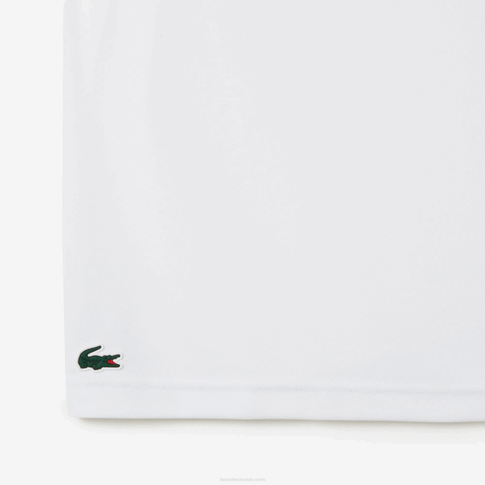 Men Lacoste V0ZN205 White 001 Sport Miami Open Edition Pique Polo - Image 6