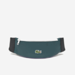 Men Lacoste V0ZN2061 Noir Laponie Plumage Cyna L19 Patchwork Effect Waist Bag - Image 2