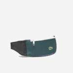 Men Lacoste V0ZN2061 Noir Laponie Plumage Cyna L19 Patchwork Effect Waist Bag - Image 4