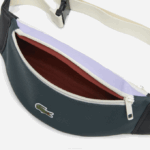 Men Lacoste V0ZN2061 Noir Laponie Plumage Cyna L19 Patchwork Effect Waist Bag - Image 5