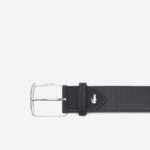 Men Lacoste V0ZN2079 28 Engraved Buckle Reversible Pique Leather Belt - Image 2