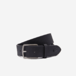 Men Lacoste V0ZN2079 28 Engraved Buckle Reversible Pique Leather Belt