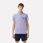 Men Lacoste V0ZN207 Purple 3K0 Sport Miami Open Edition Pique Polo