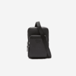 Men Lacoste V0ZN2095 Black 000 Chantaco Pique Leather Bag - Image 2