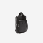 Men Lacoste V0ZN2095 Black 000 Chantaco Pique Leather Bag - Image 3