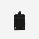 Men Lacoste V0ZN2095 Black 000 Chantaco Pique Leather Bag - Image 4