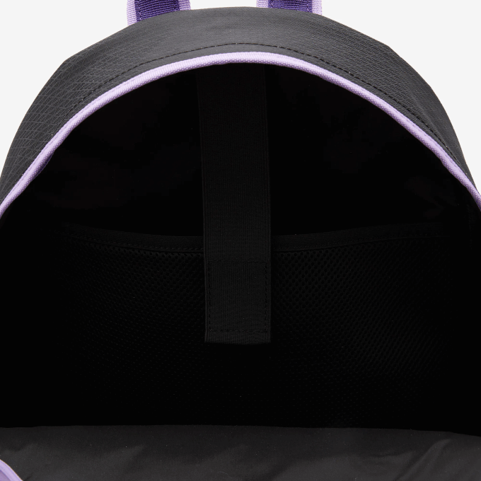 Men Lacoste V0ZN2100 Noir Samui Neva Farine K96 Color-Block Zip Pocket Backpack - Image 4