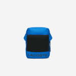 Men Lacoste V0ZN2103 Marina Noir Farine K97 Contrast Strap Color-Block Crossover Bag - Image 3