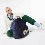 Men Lacoste V0ZN2109 Marine 166 Marina K99 Comic Print Backpack