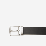Men Lacoste V0ZN2112 Noir Marron 371 Pin And Flat Buckle Belt Gift Set - Image 2