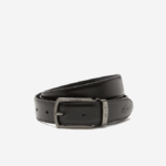 Men Lacoste V0ZN2113 Noir Marine 166 672 Two Pin Buckle Belt Gift Set