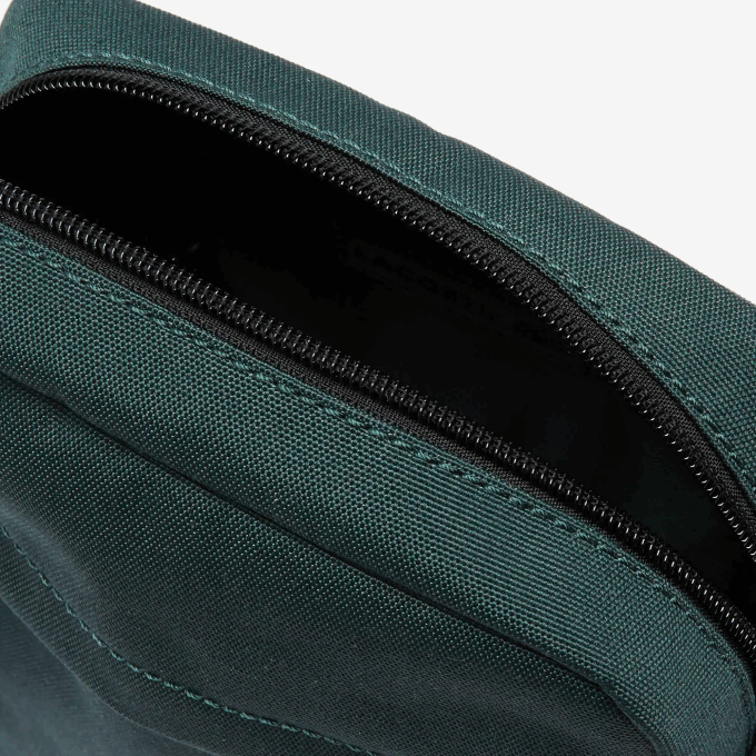 Men Lacoste V0ZN2119 Plumage Noir G81 Neocroc Canvas Vertical All-Purpose Bag - Image 4