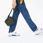 Men Lacoste V0ZN2120 58 Neocroc Canvas Vertical All-Purpose Bag
