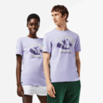 Men Lacoste V0ZN212 Purple 3K0 Sport Miami Open Edition T-shirt