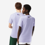 Men Lacoste V0ZN212 Purple 3K0 Sport Miami Open Edition T-shirt - Image 3