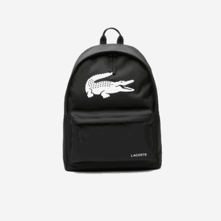 Men Lacoste V0ZN2135 Black 000 Backpack with Laptop Pocket