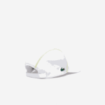 Men Lacoste V0ZN2142 White Yellow DVJ Tennis Mesh Panel Cap - Image 3