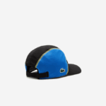 Men Lacoste V0ZN2143 Black Blue Yellow XIS Tennis Mesh Panel Cap - Image 2