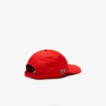Men Lacoste V0ZN2144 Red S5H SPORT Lightweight Cap - Image 2
