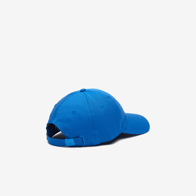 Men Lacoste V0ZN2145 Blue KXB Adjustable Organic Cotton Twill Cap - Image 2