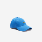 Men Lacoste V0ZN2148 Blue KXB Organic Cotton Twill Cap