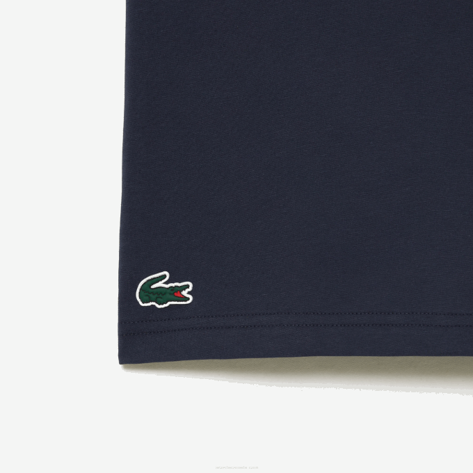Men Lacoste V0ZN214 Blue KXE Sport Miami Open Edition T-shirt - Image 2